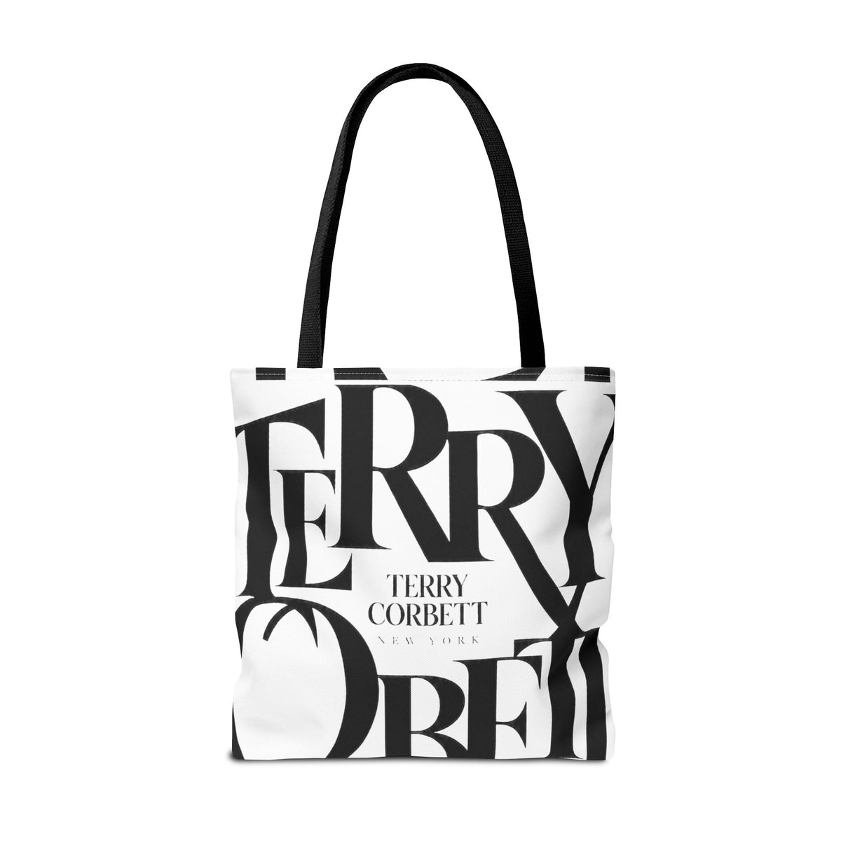 Terry Corbett Signature White Tote Bag