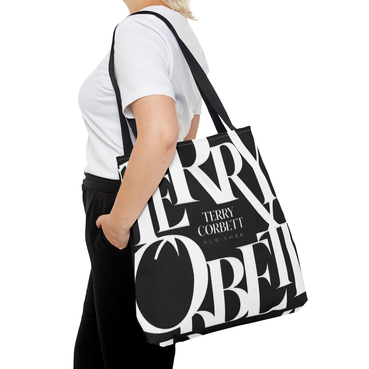 Terry Corbett Signature Black Tote Bag