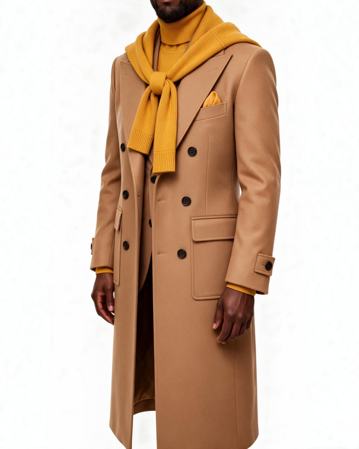 Terry Corbett New York Classic Wool Travel Coat