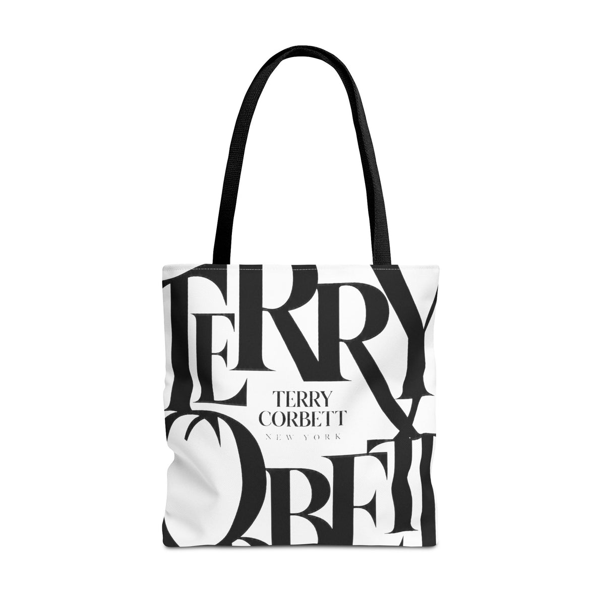 Terry Corbett Signature White Tote Bag