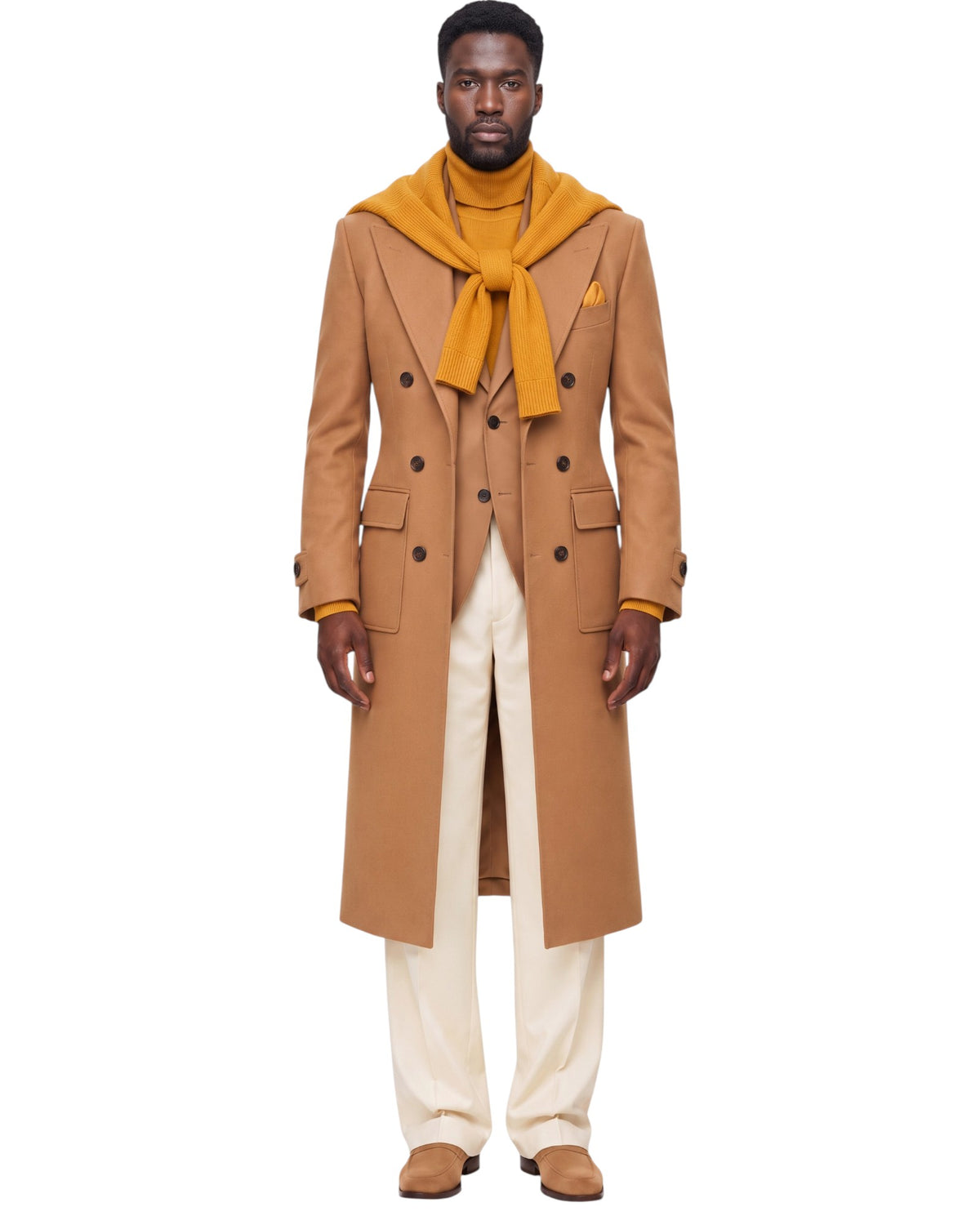 Terry Corbett New York Classic Wool Travel Coat