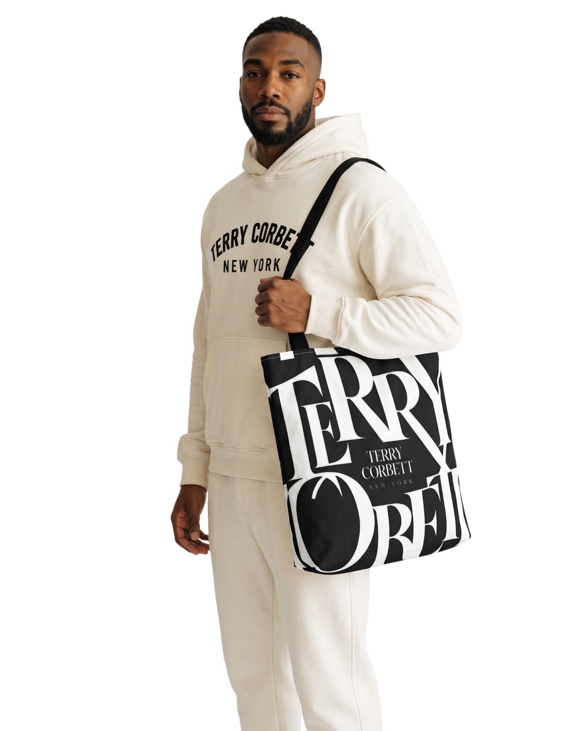 Terry Corbett Signature Black Tote Bag