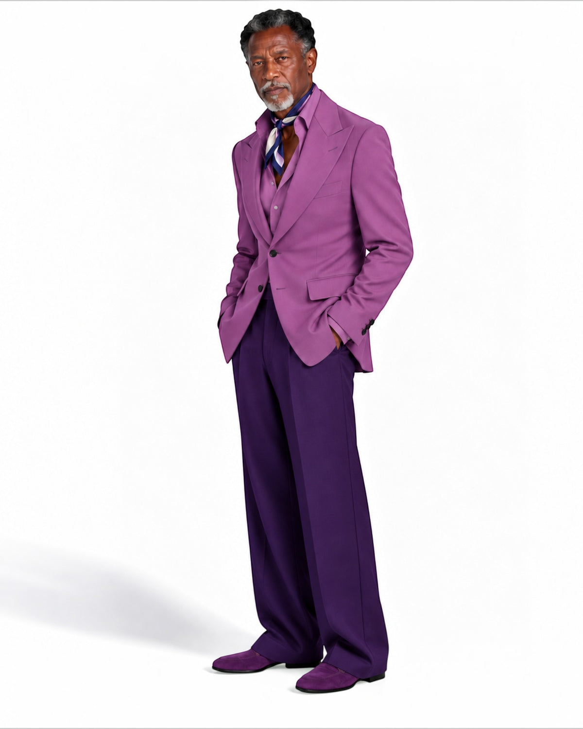Terry Corbett New York Rose' 2 Button Peak Lapel Jacket